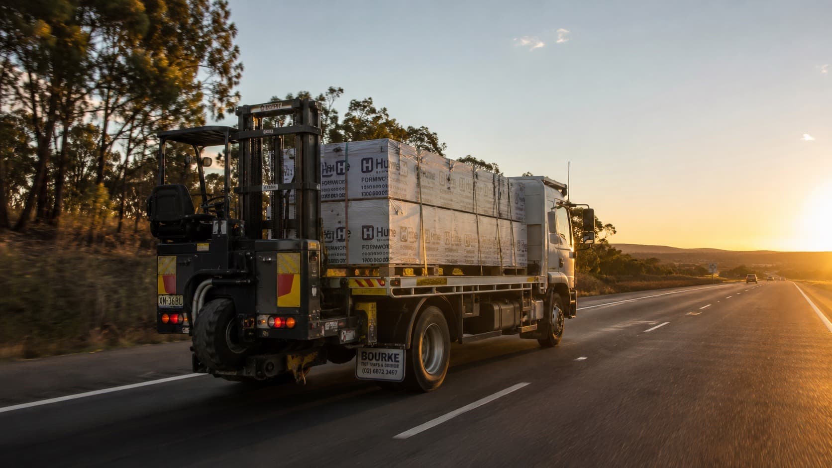 Moffat Forklift Mounted Truck